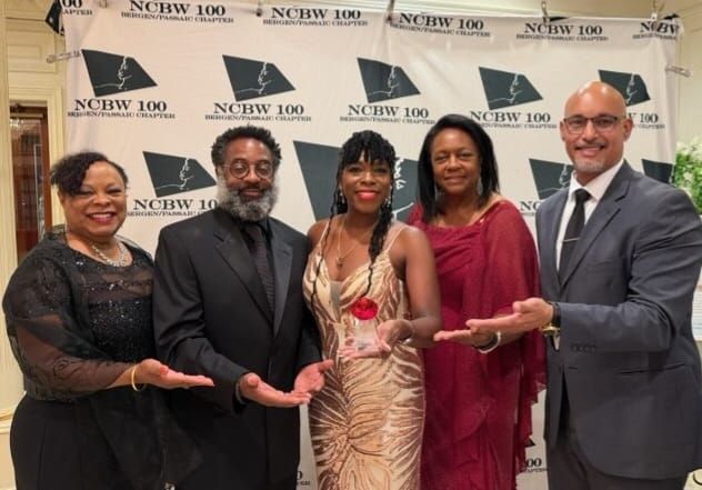 Teaneck First with honorees at the NCBW anniversary gala